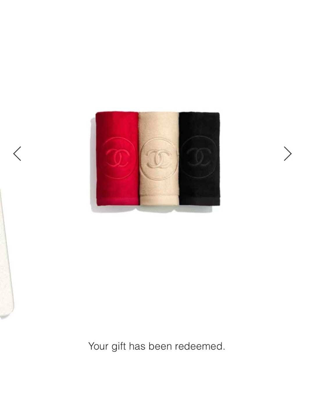 Chanel towel set