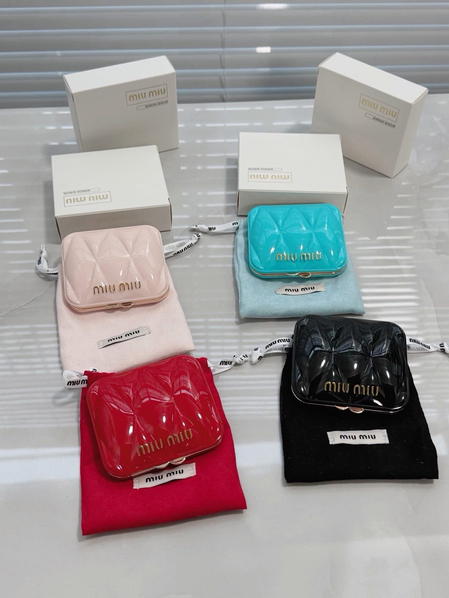 Miumiu Double sided Folding Mirror