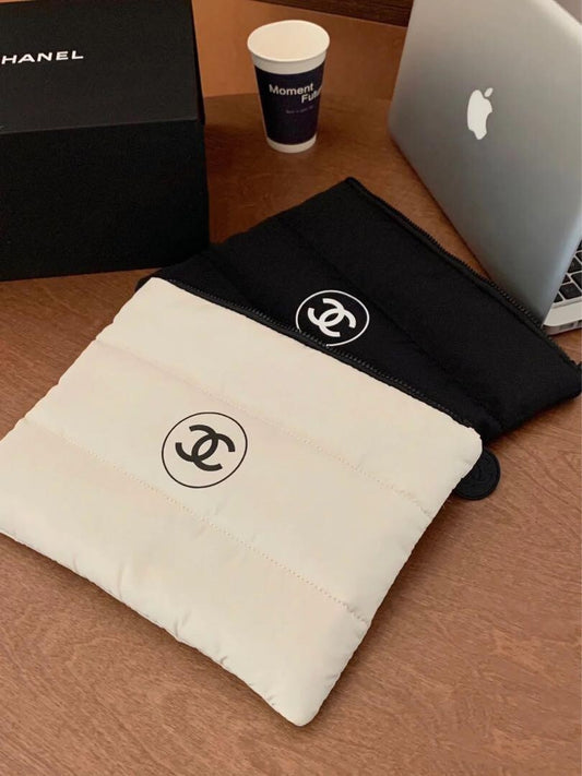 Chanel laptop pouch
