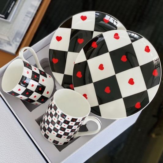 Dior cup and plates set