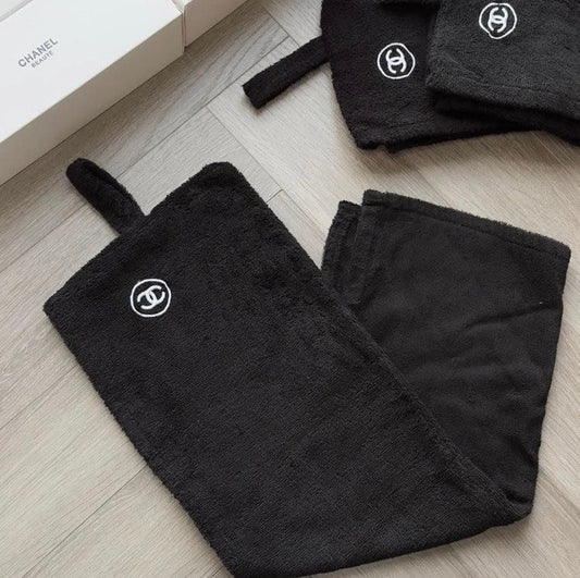 Chanel hair towel