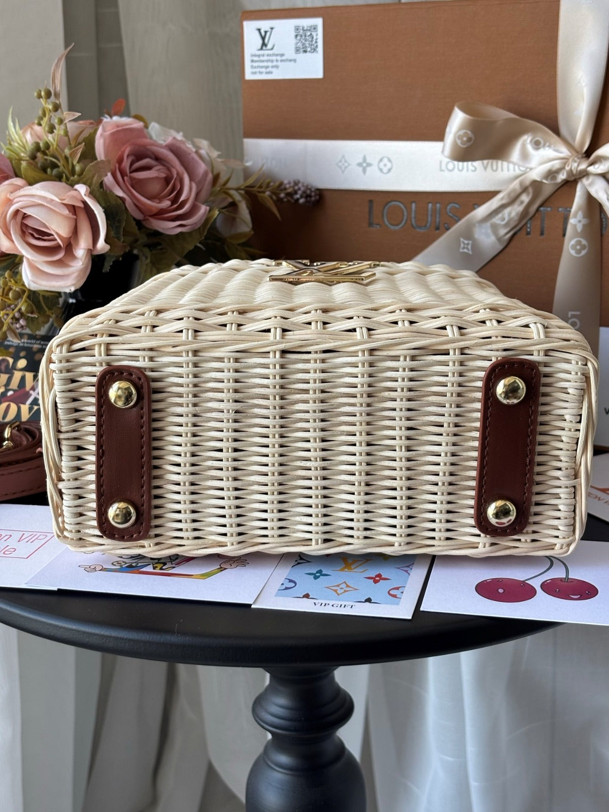 LV Exclusive Rafia Bag