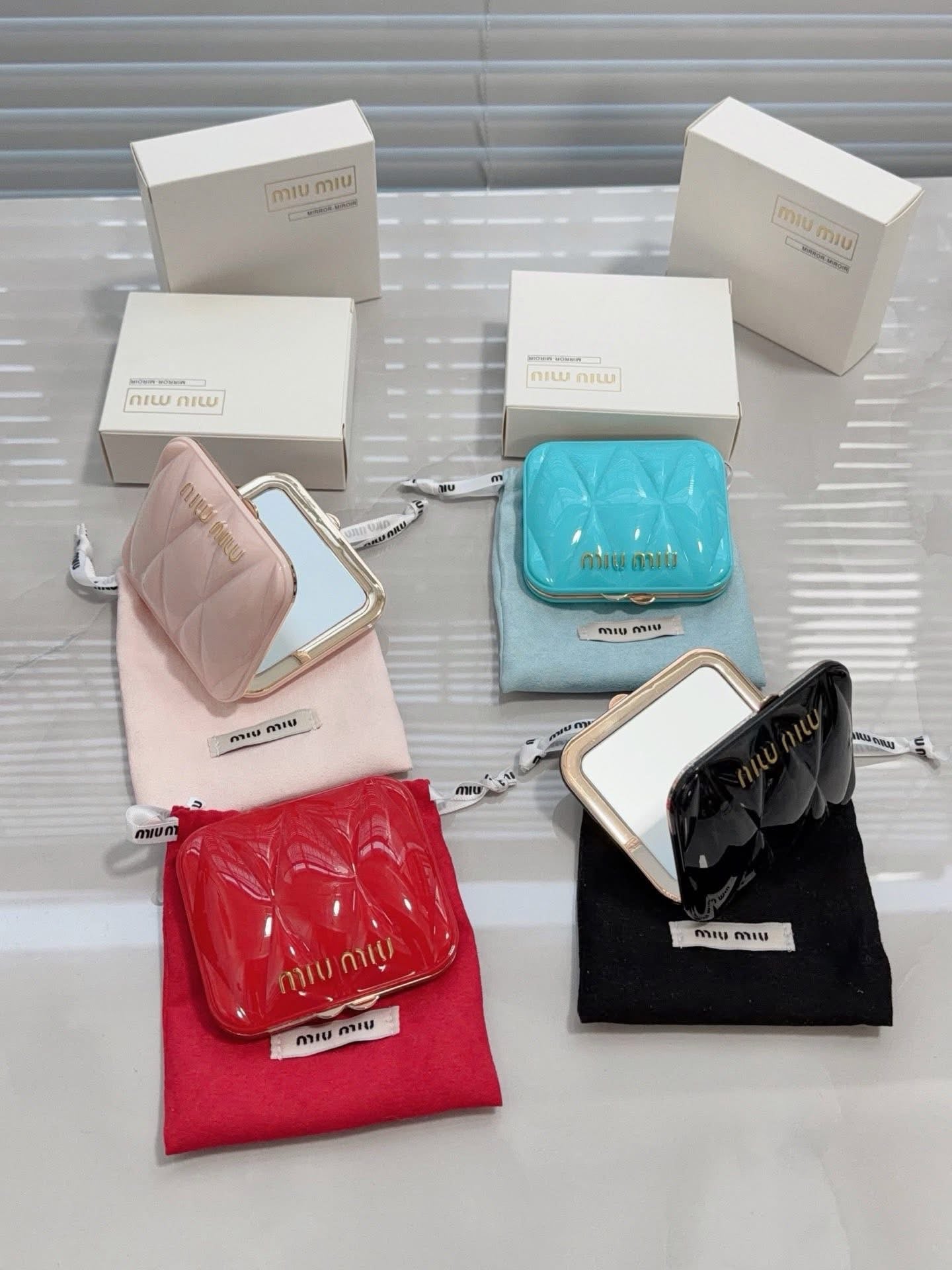 Miumiu Double sided Folding Mirror