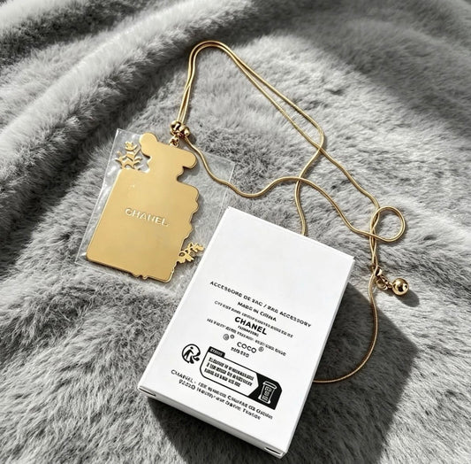 Chanel Keychain Bottle Charm