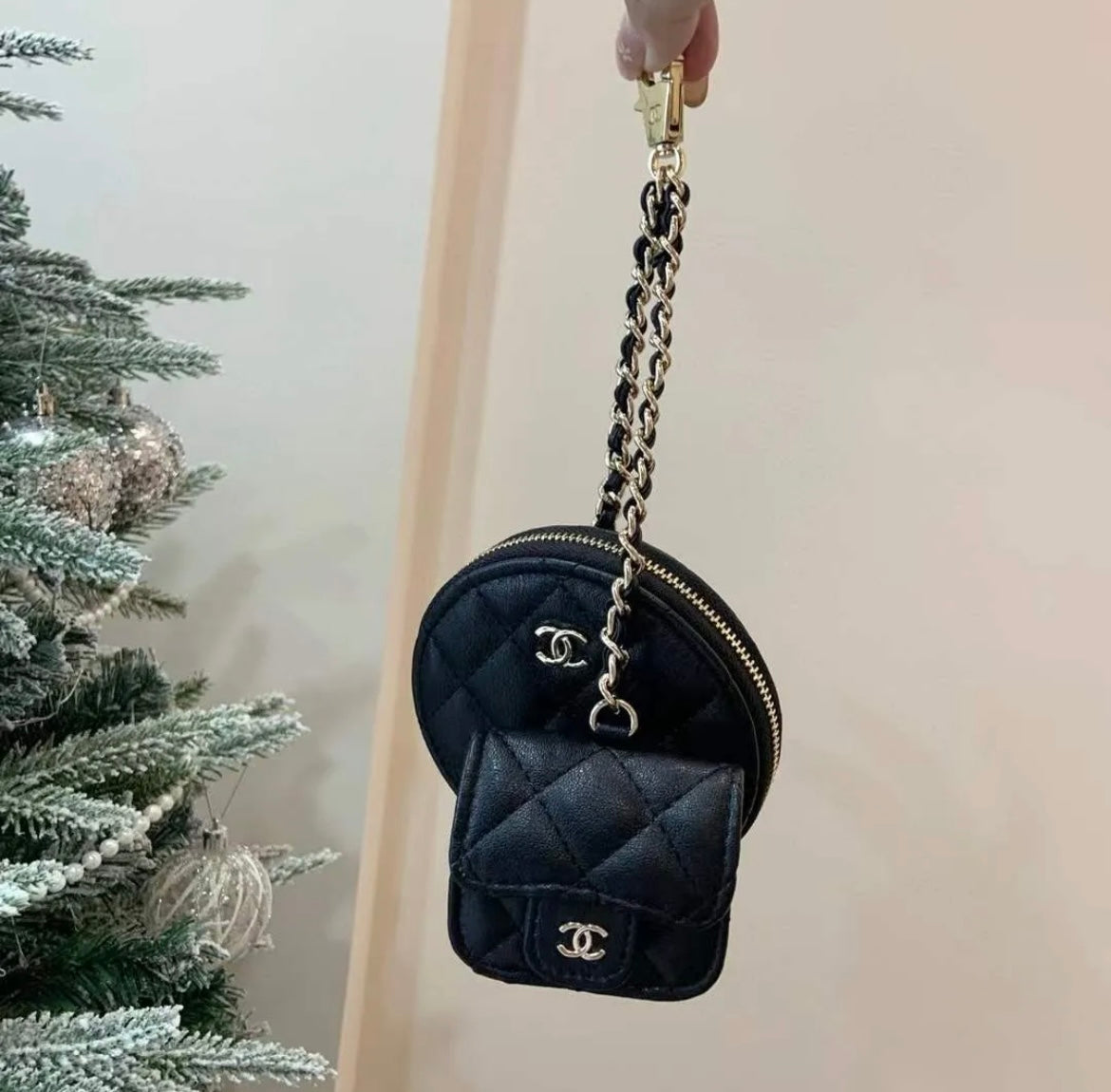 Chanel AirPods case + wallet