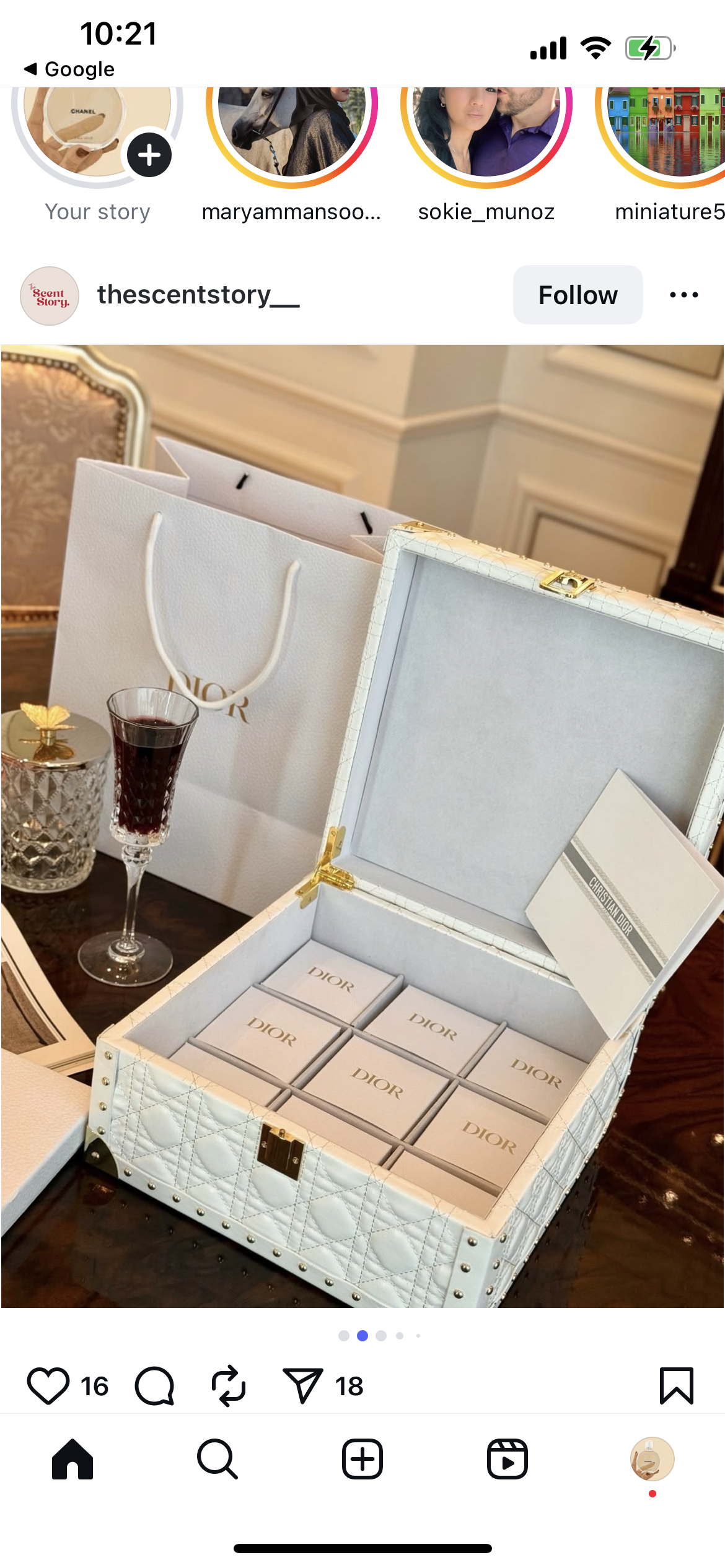 Dior VVIP gift box and frame