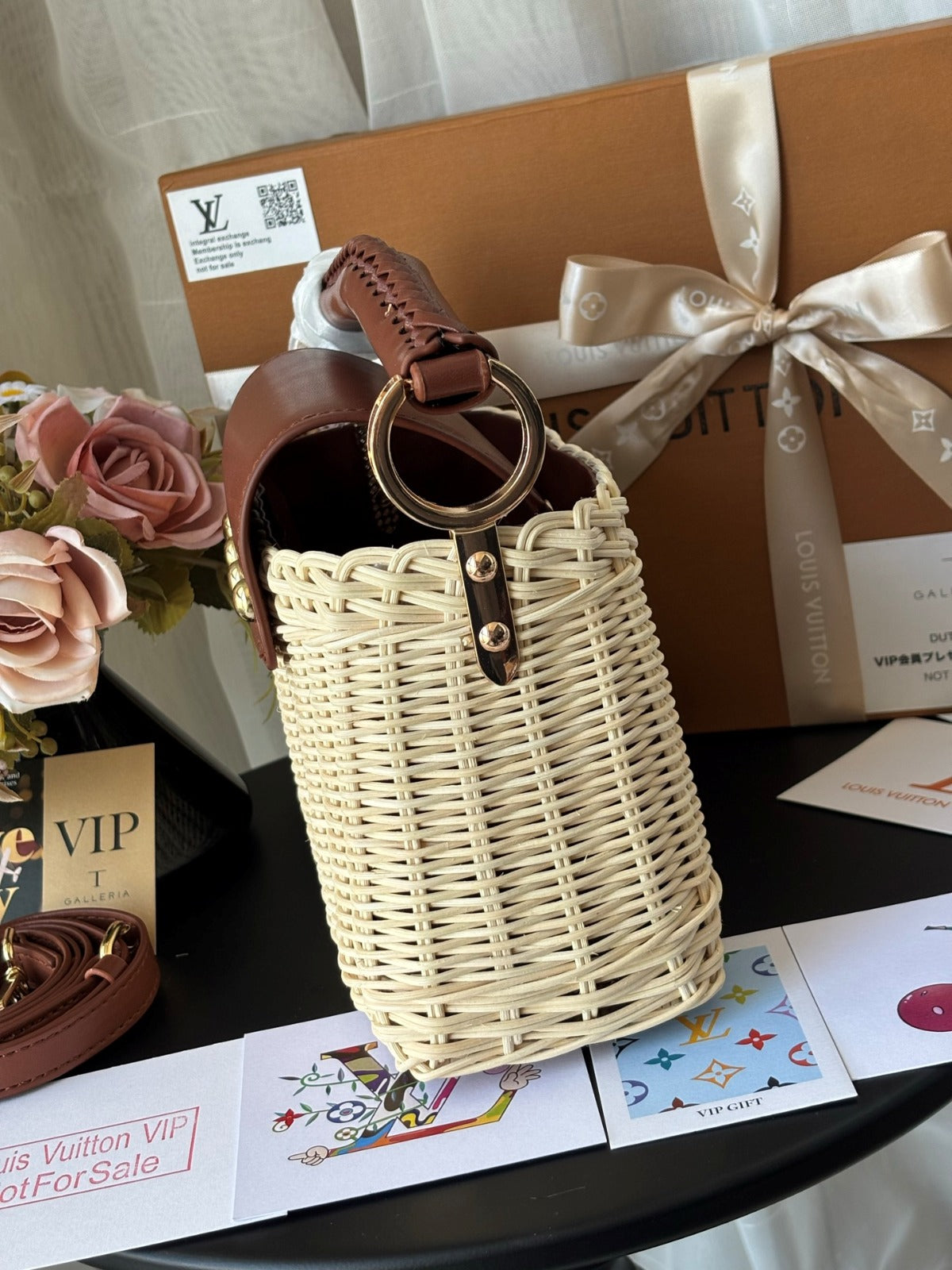 LV Exclusive Rafia Bag