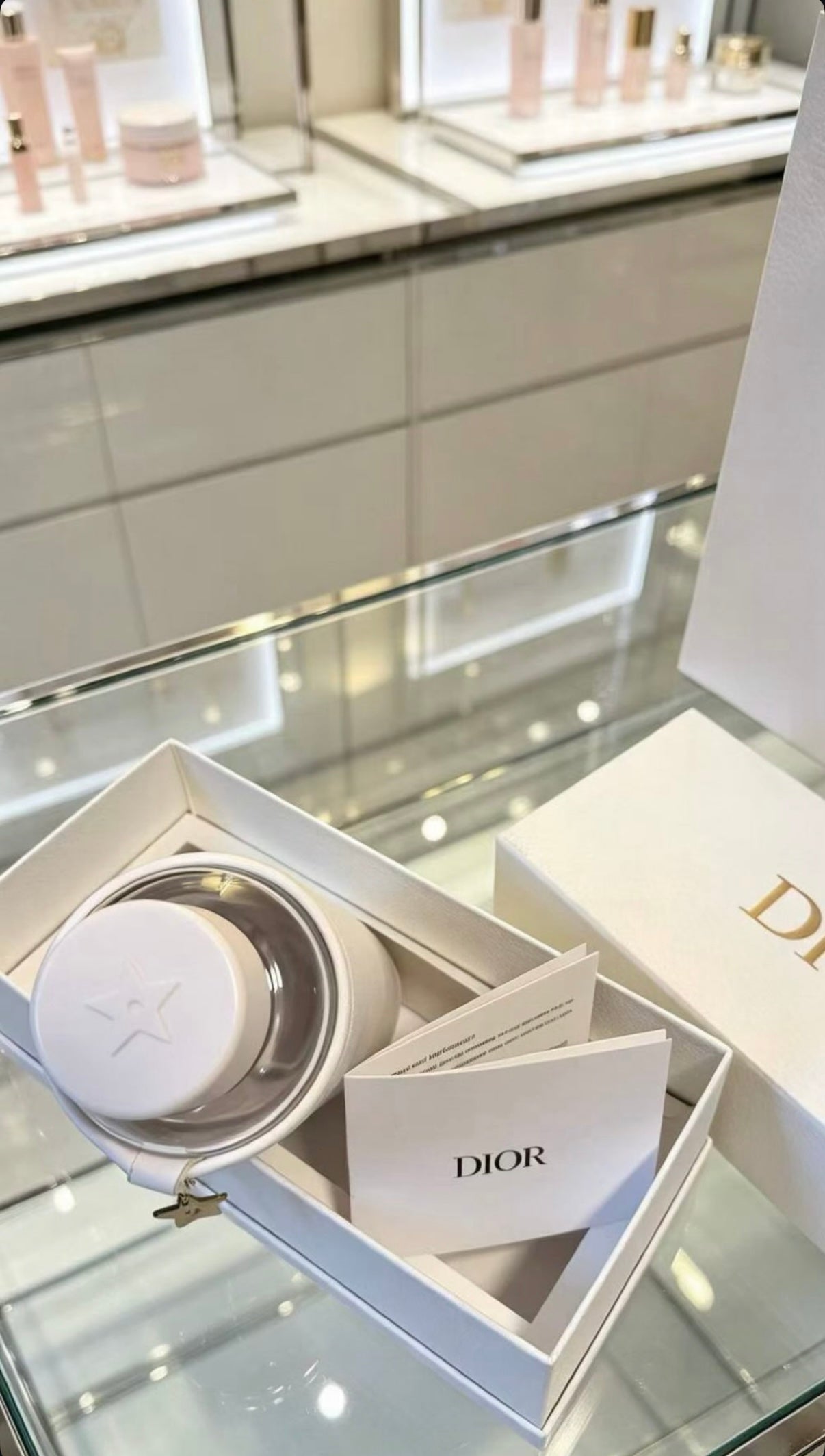 Dior Glass Bottle