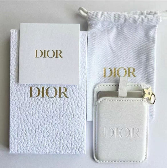 Beauty Compact Mirror And Card Holder