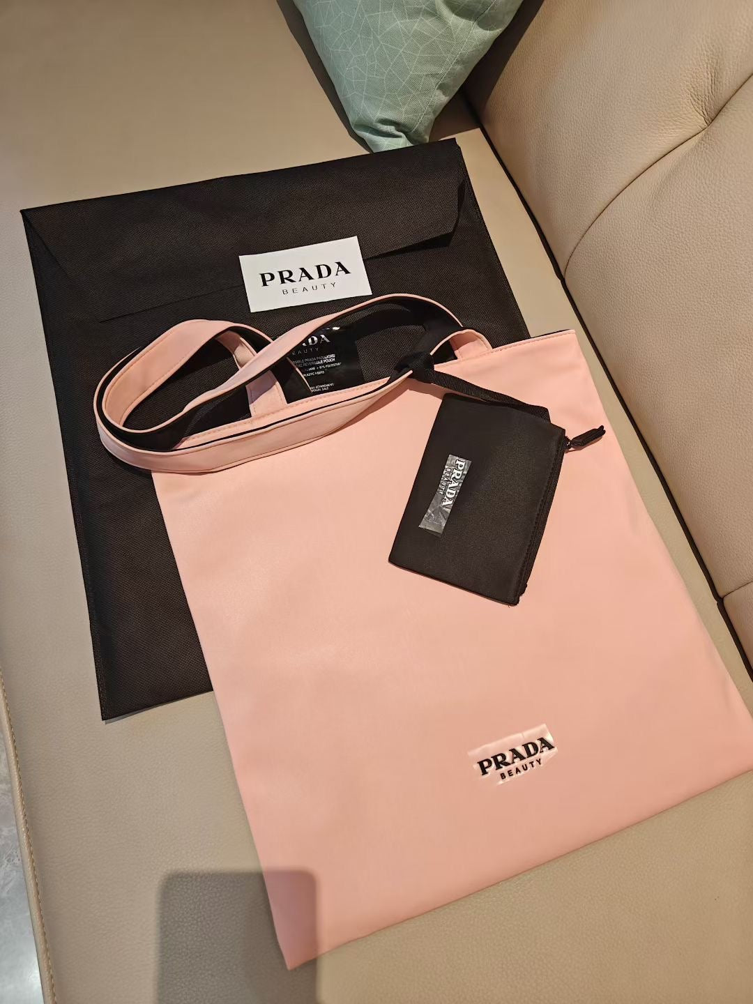 Prada 2 way tote