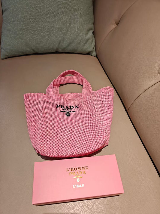 Prada Rafia Tote