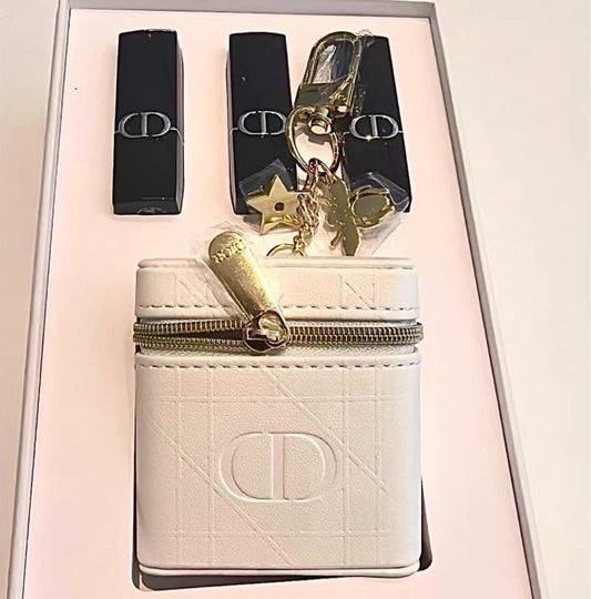 Dior lipstick holder + 3 lipsticks