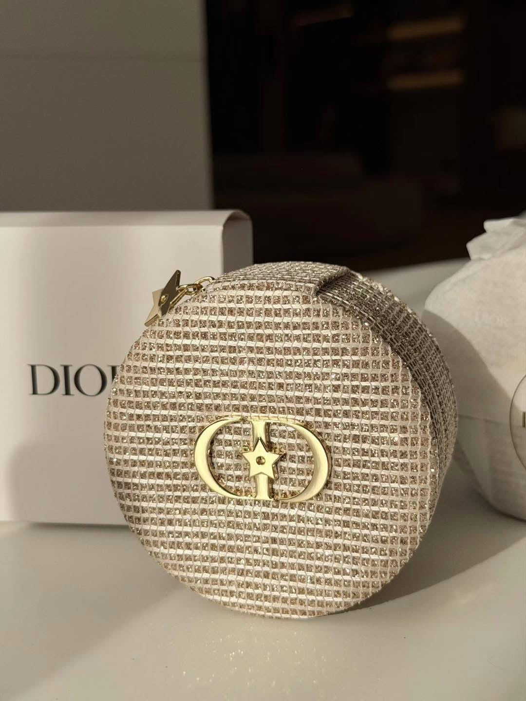 Dior travel jewelry case