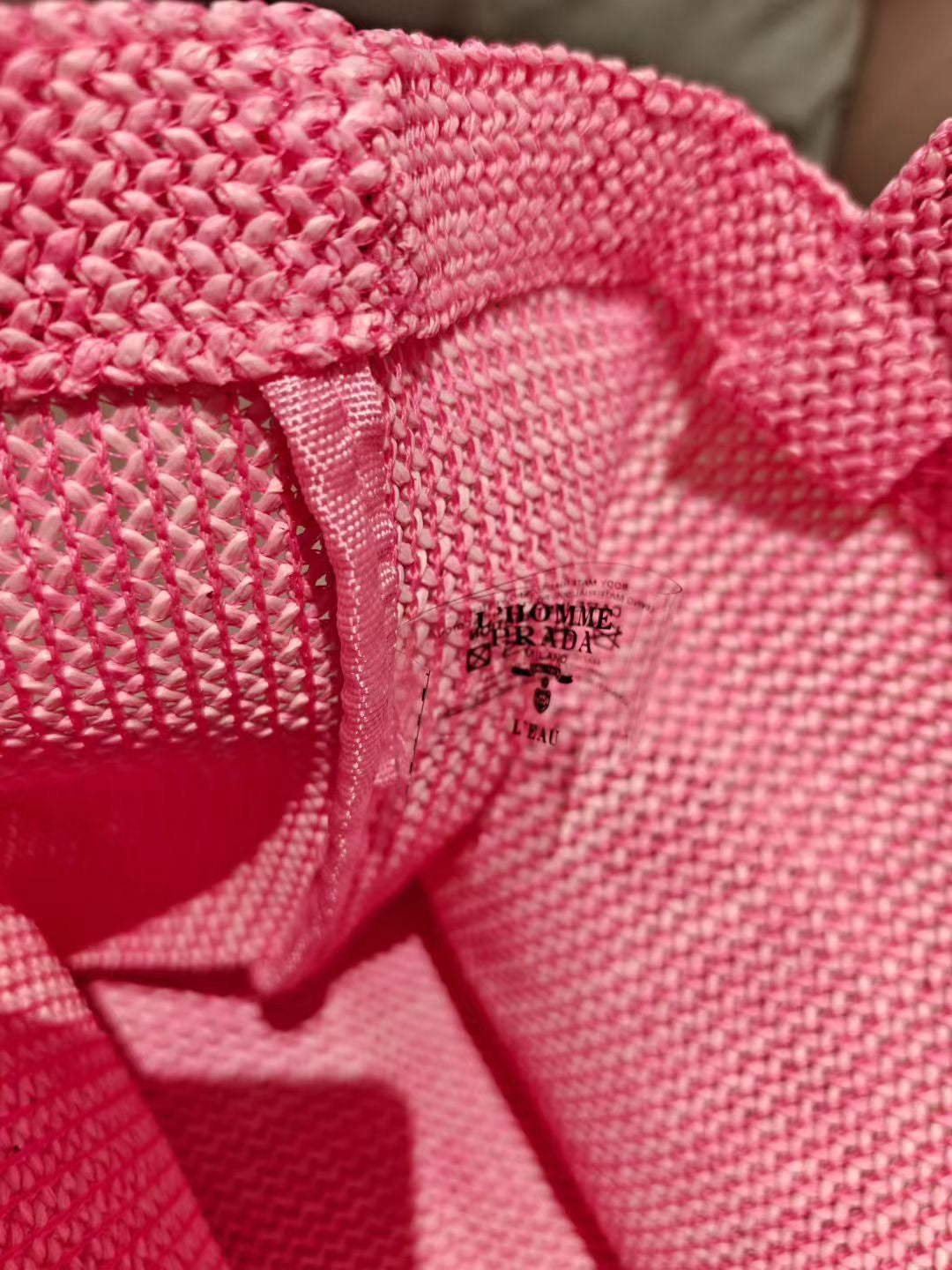 Prada Rafia Tote