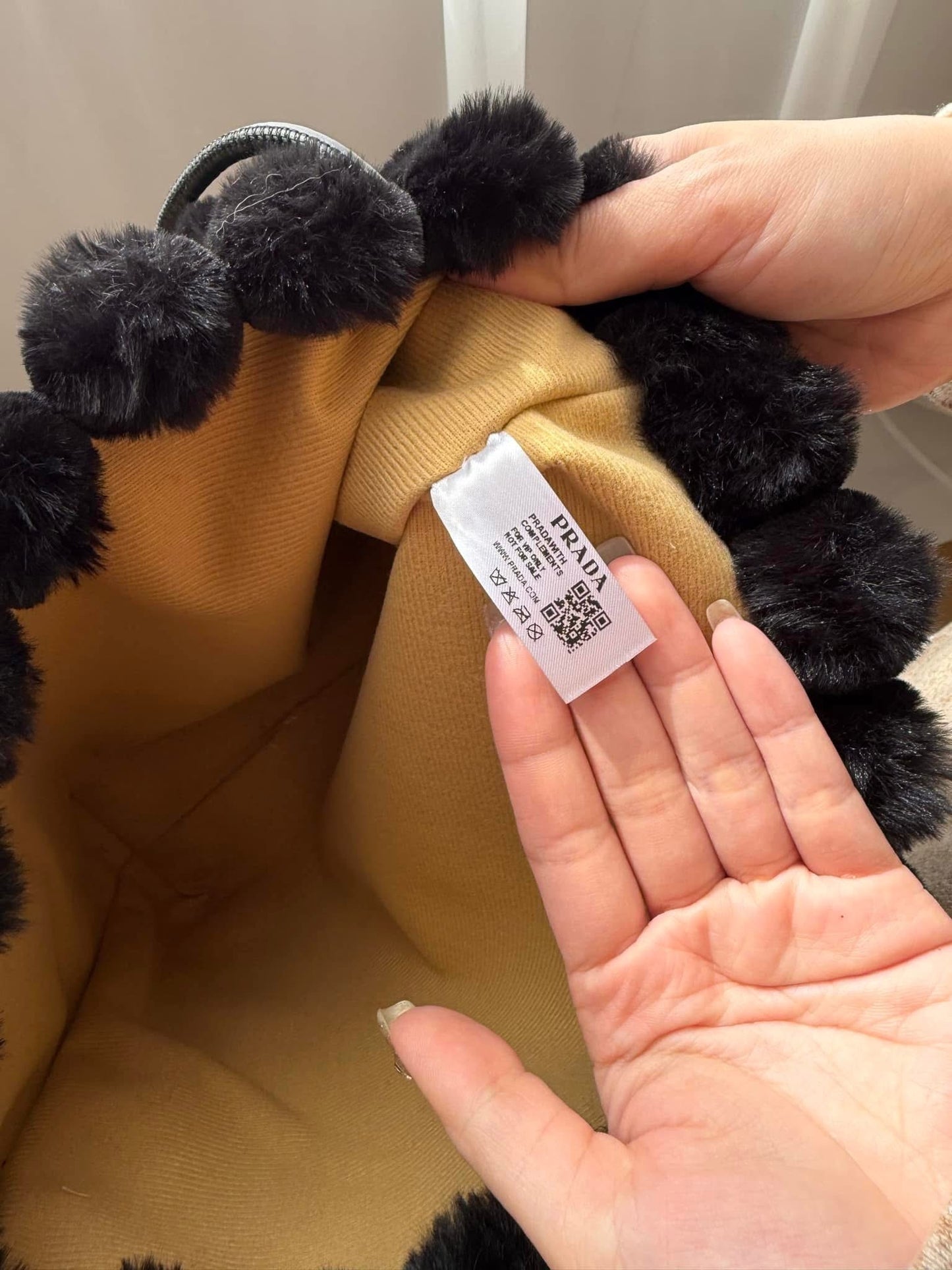 Prada Plush Tote Bag