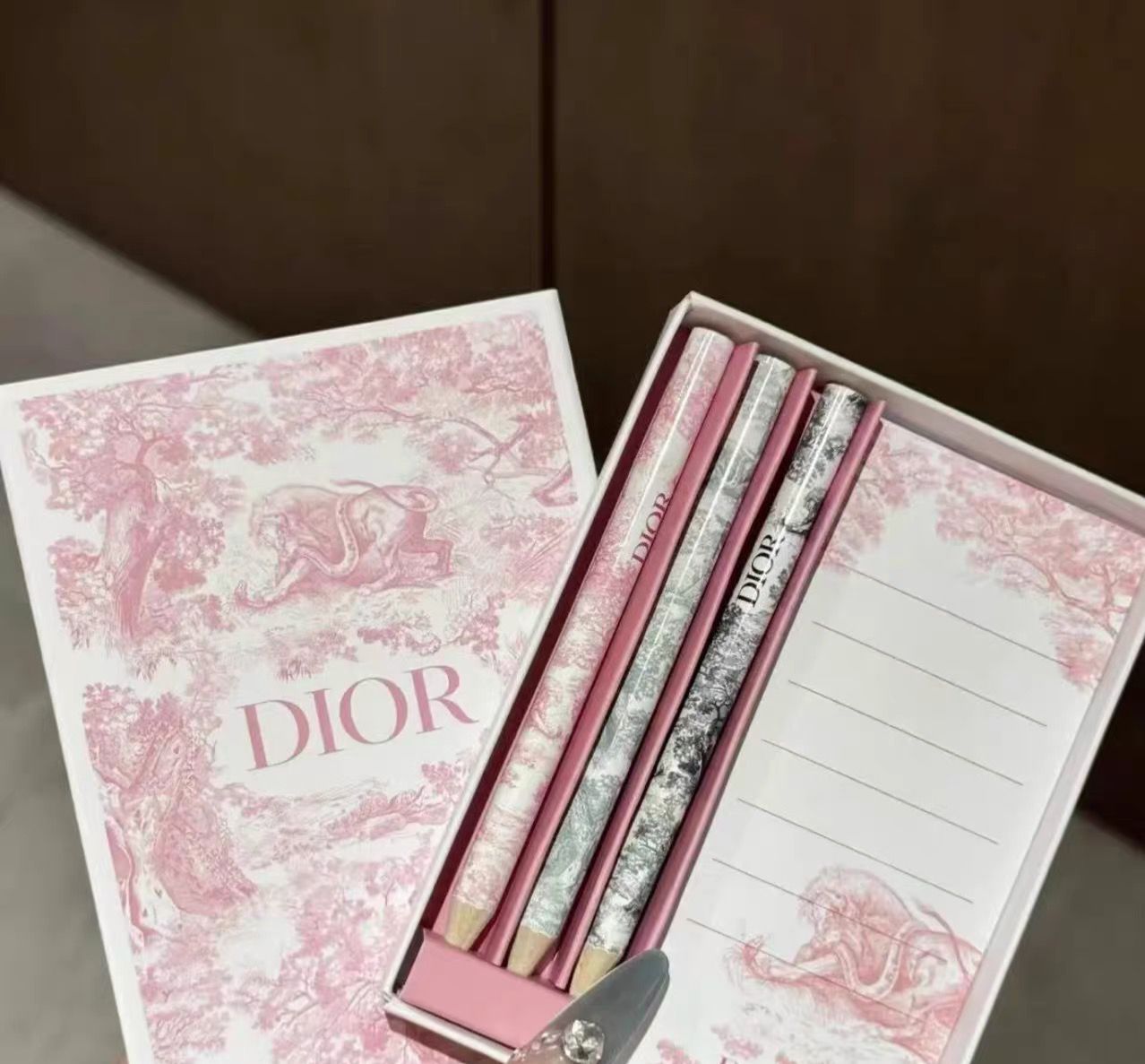 Dior Mini Pencils and Notes Set