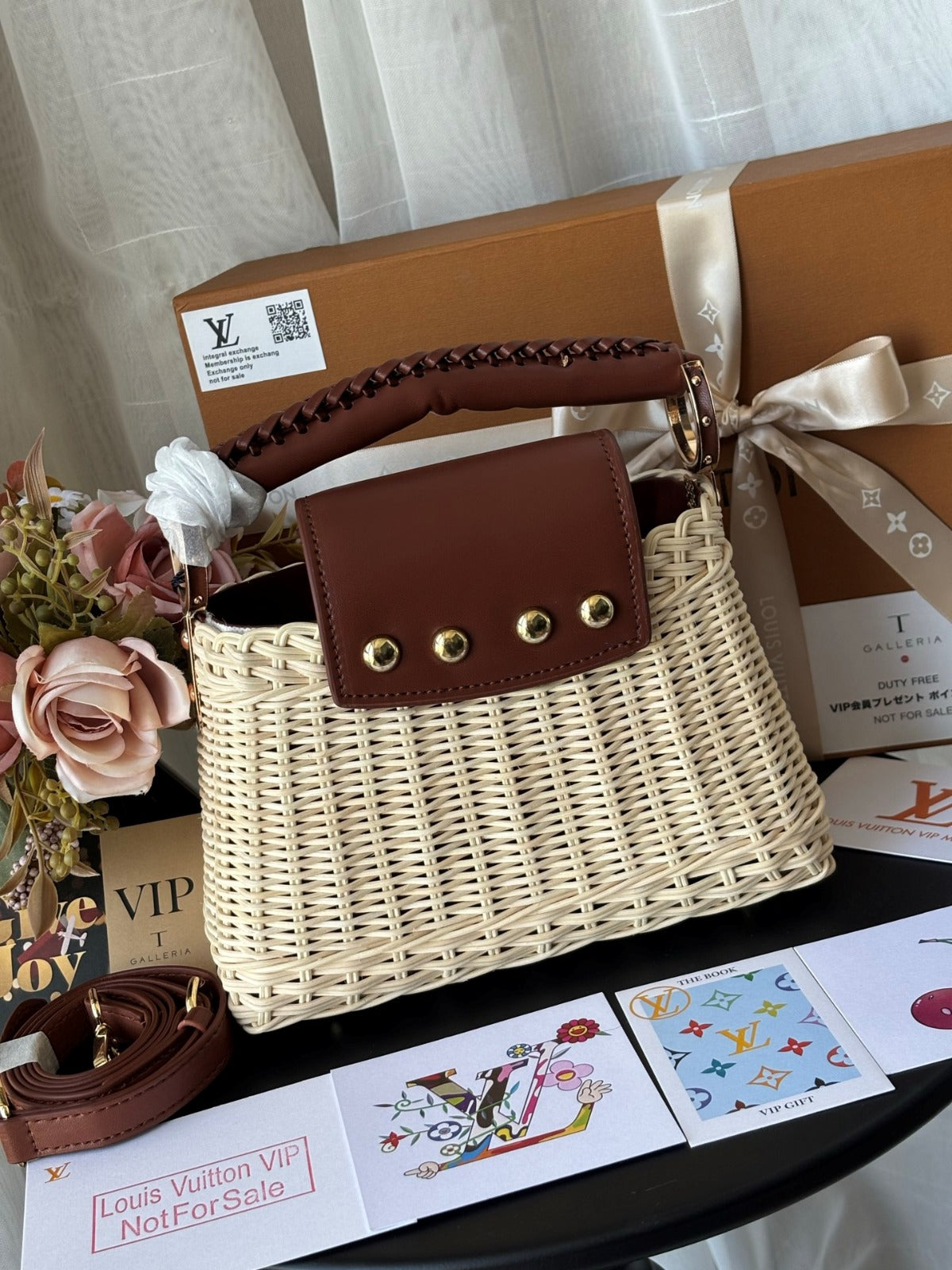 LV Exclusive Rafia Bag