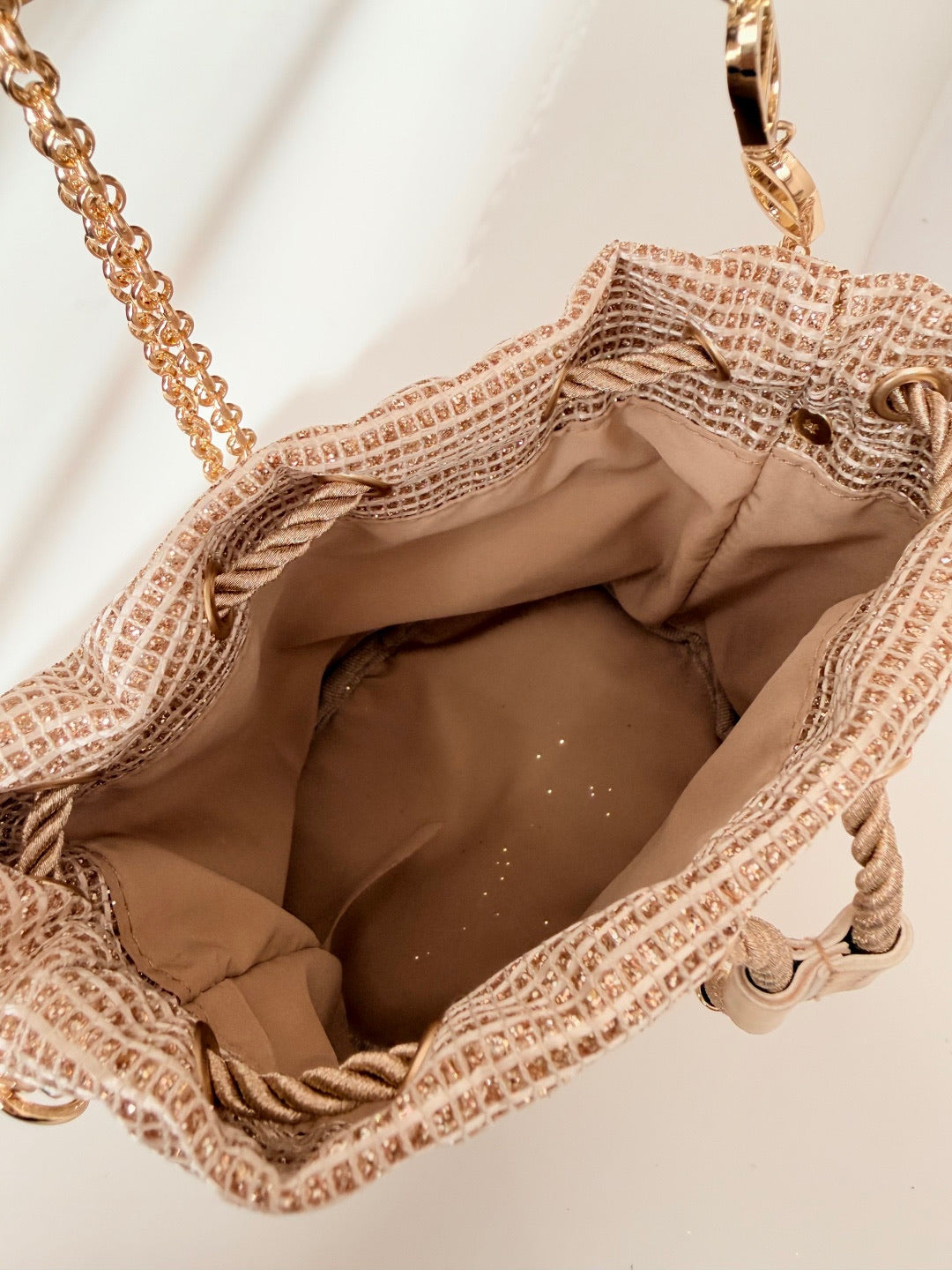 Dior Holiday Bucket Pouch with Chain