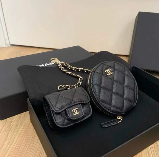 Chanel AirPods case + wallet