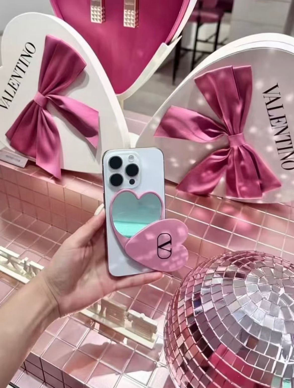 Valentino Mirror Phone Accessory