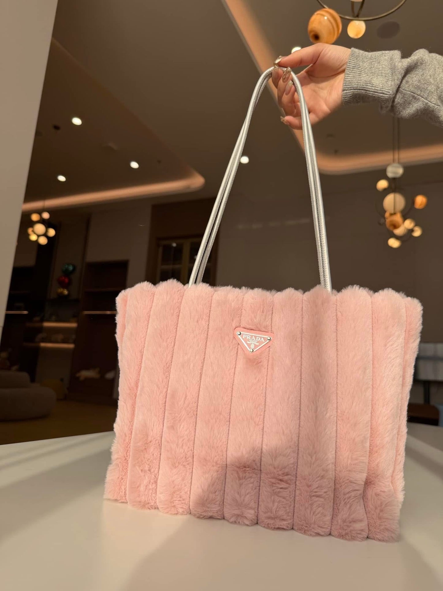 Prada Plush Tote Bag