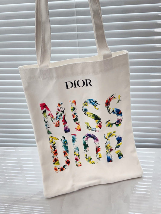 Miss Dior Collection Canvas Tote Bag