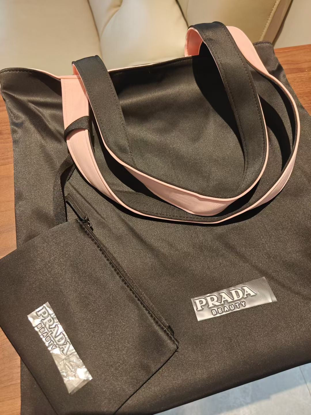 Prada 2 way tote