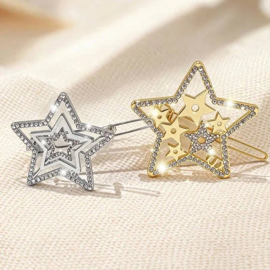 Dior star hairclips