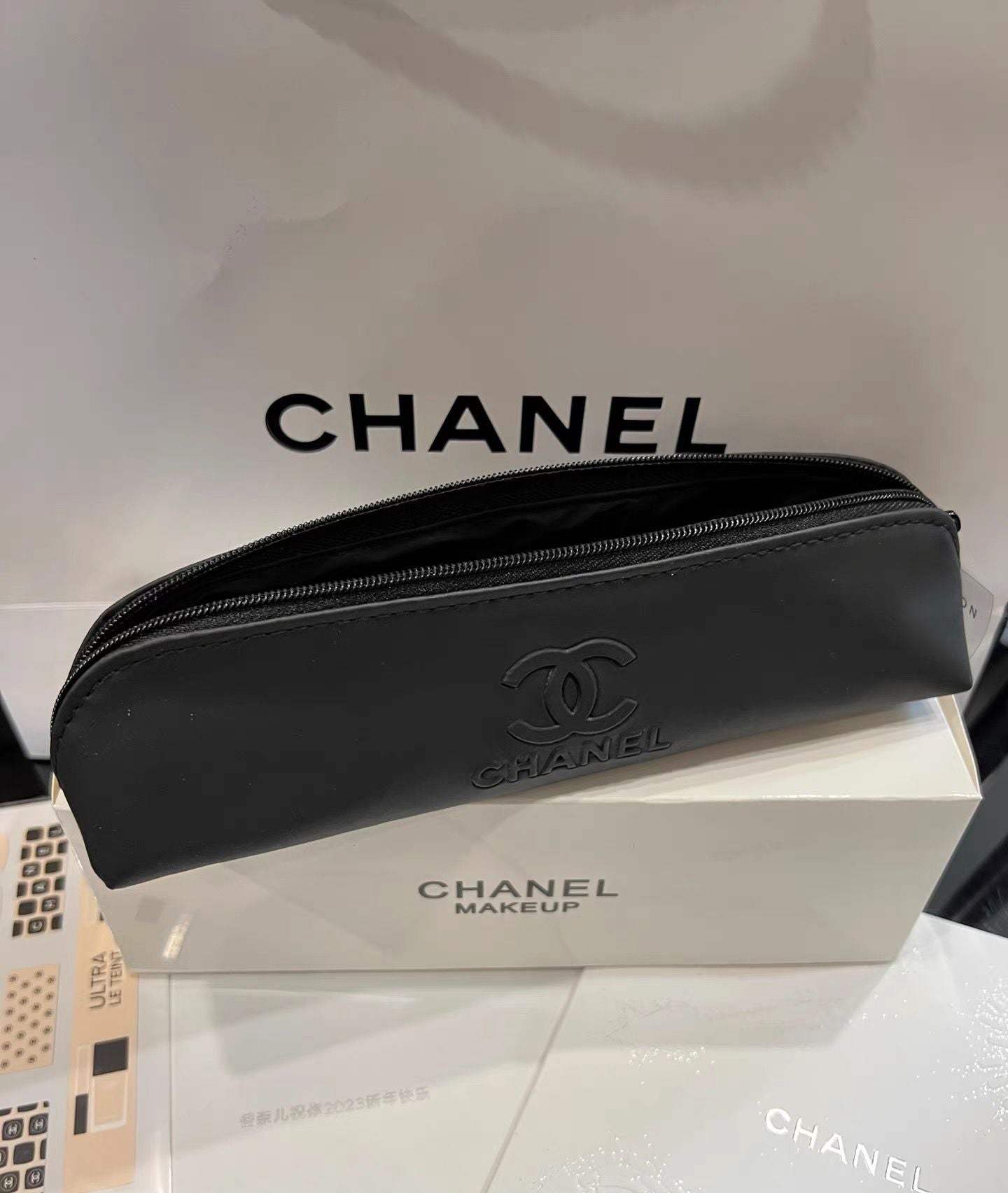 Chanel pencil pouch