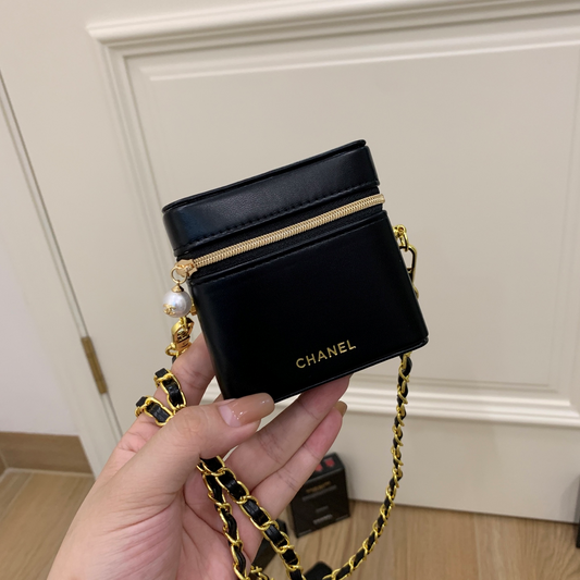 Chanel mini makeup bag