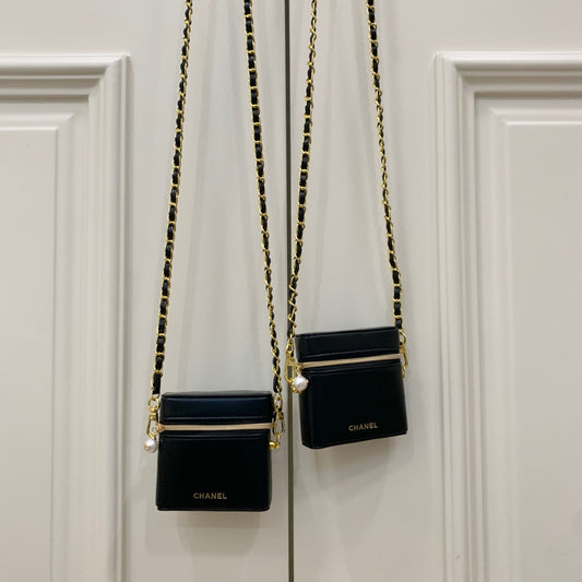 Chanel mini makeup bag