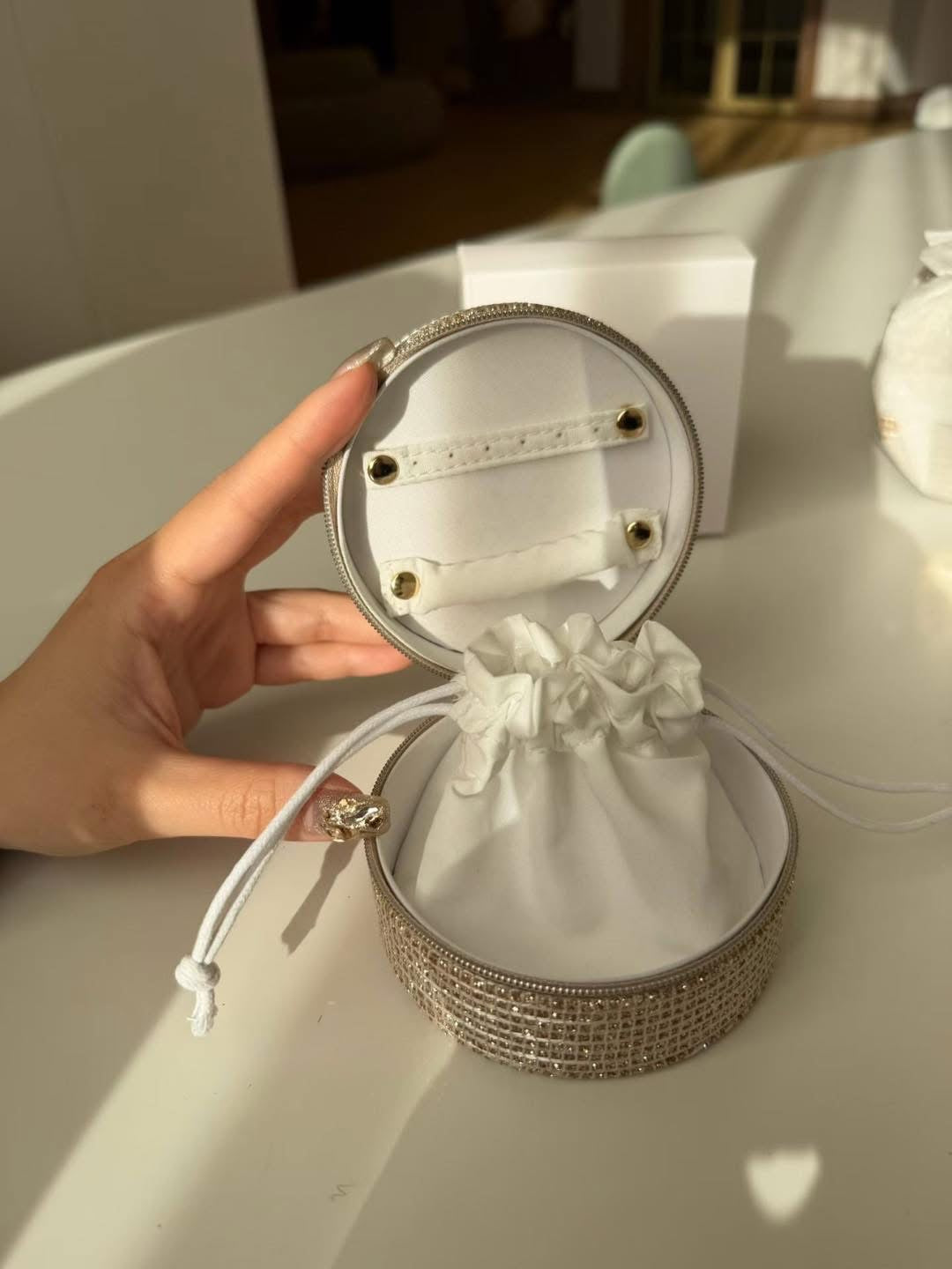 Dior travel jewelry case