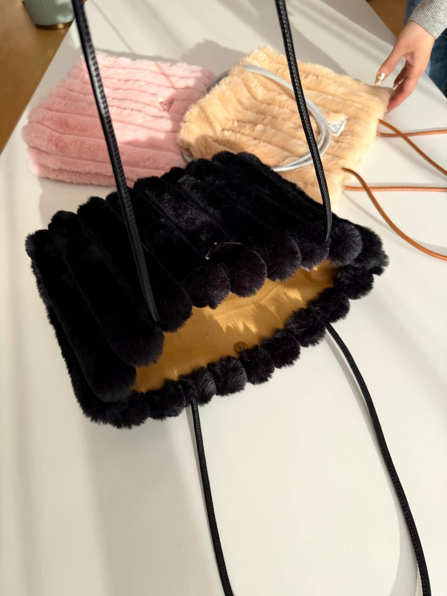 Prada Plush Tote Bag
