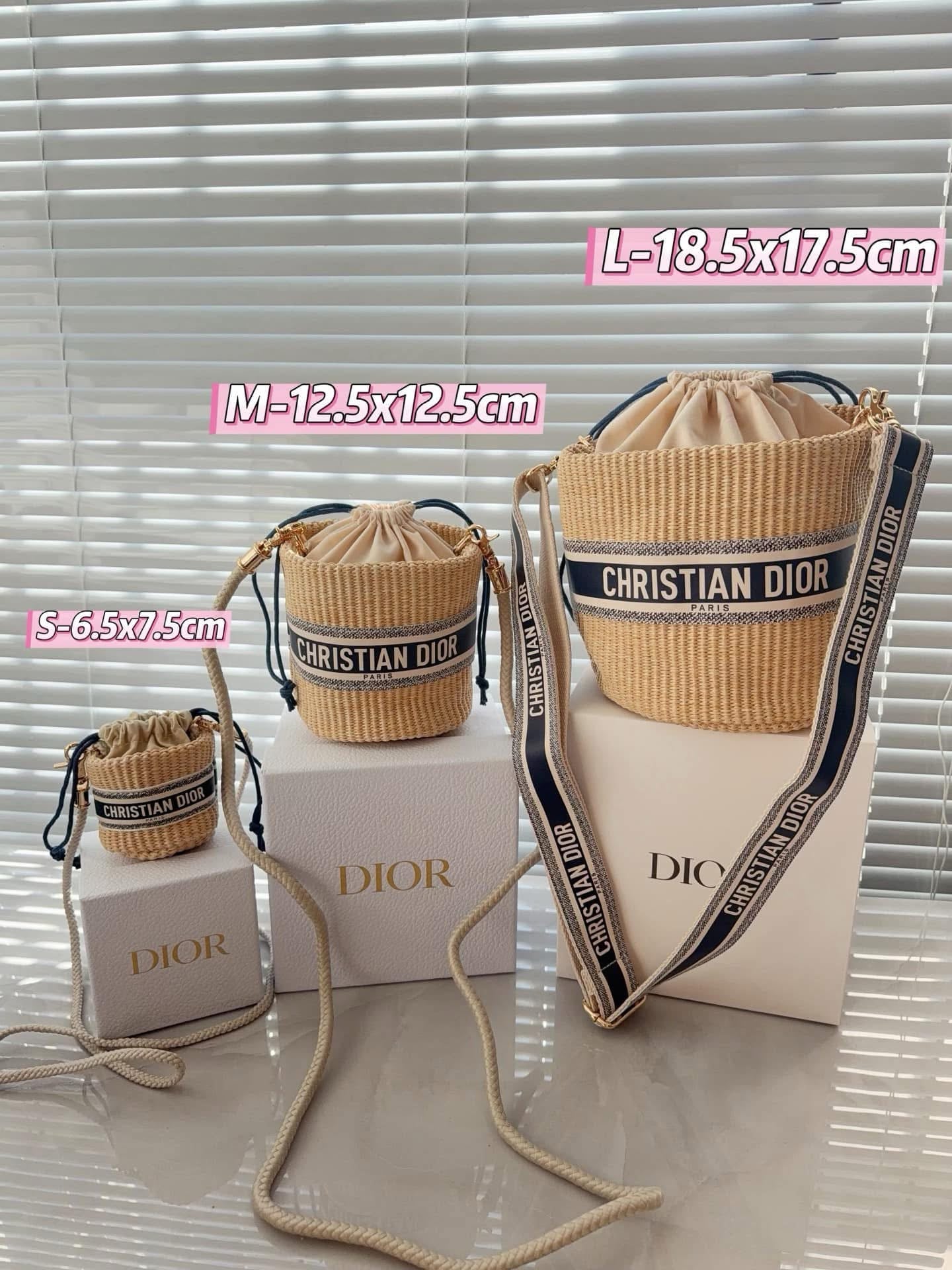 Dior Rafia Bags