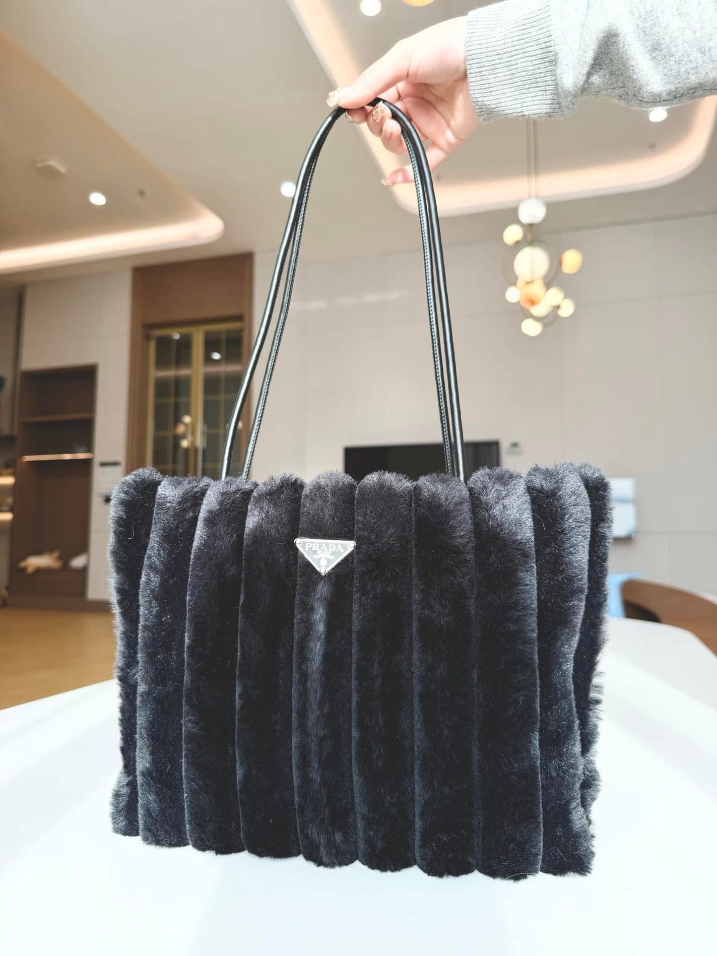 Prada Plush Tote Bag