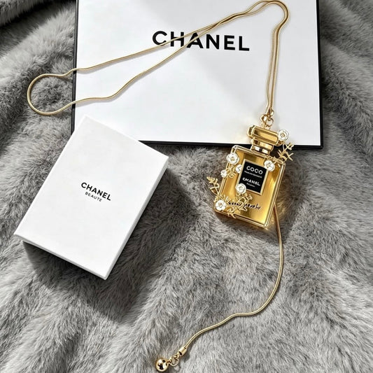 Chanel Keychain Bottle Charm