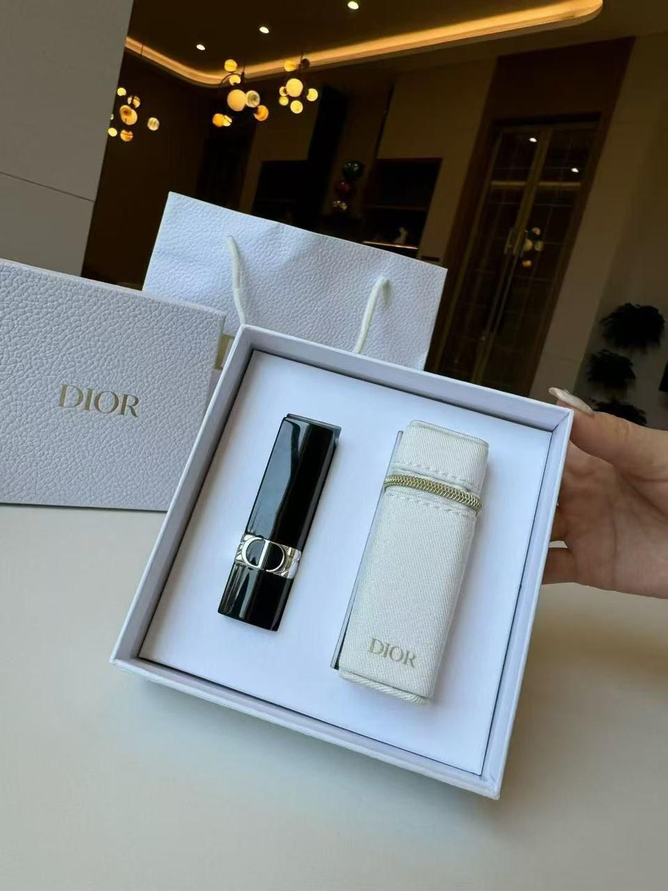 Dior Lipstick and Case Set