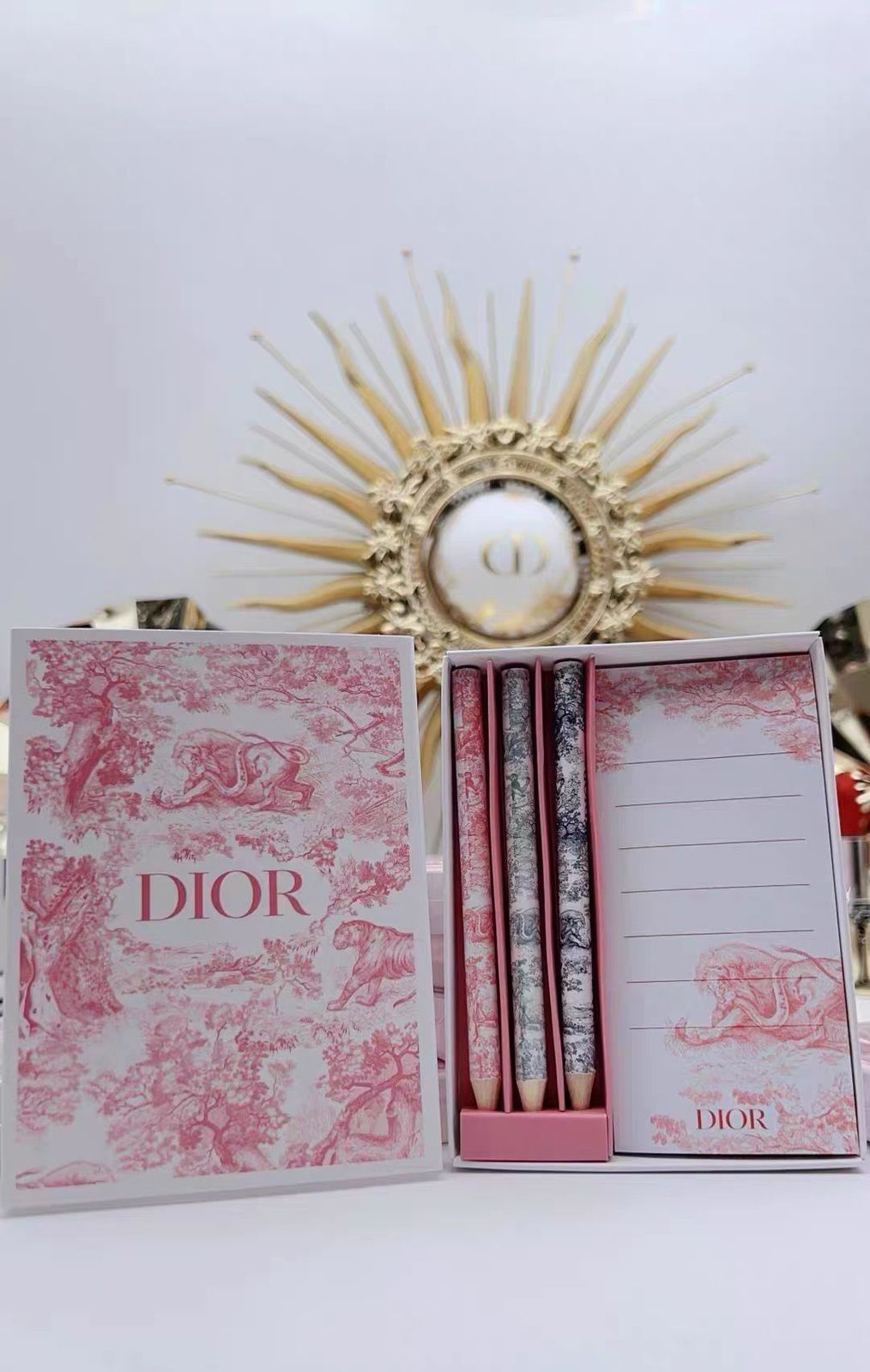 Dior Mini Pencils and Notes Set