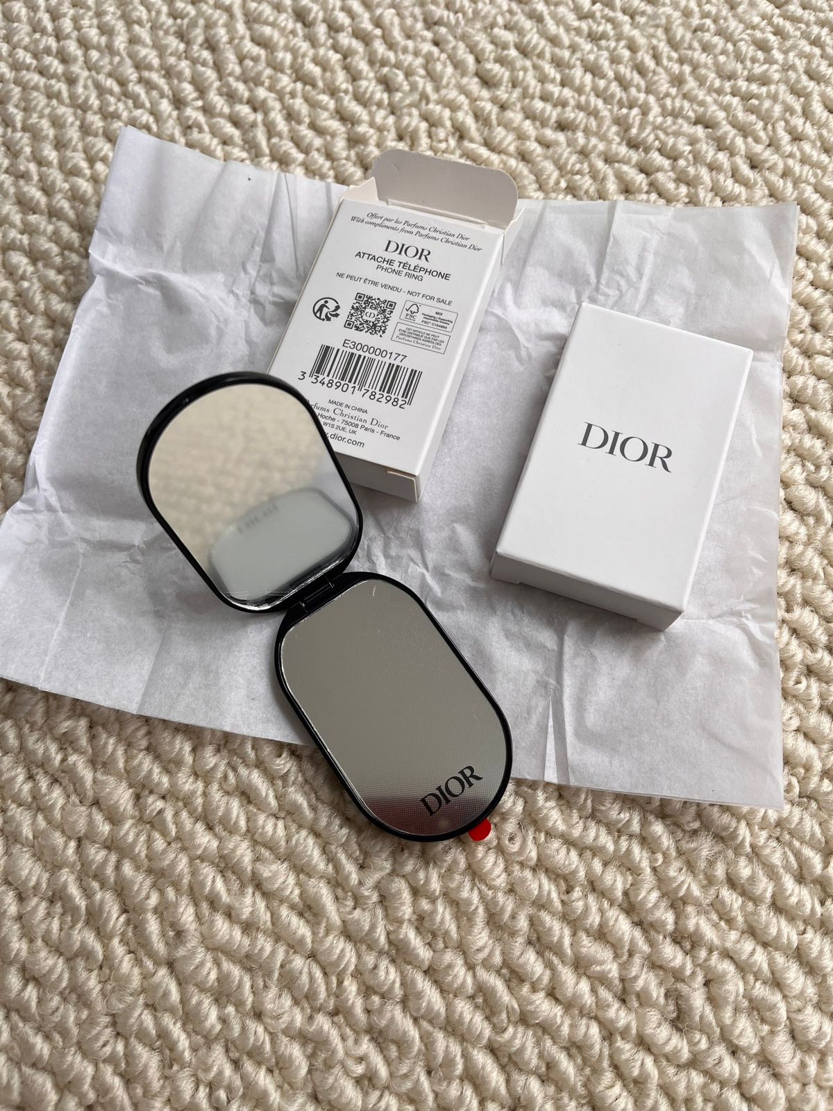 Dior Limited Edition Double Compact Mirror Phone Holder